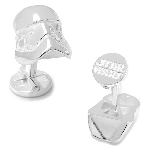 [CU.CUFF.0027878] Sterling Silver 3d Stormtrooper Cufflinks