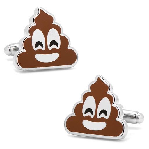 [CU.CUFF.0027927] Poo Emoji Cufflinks