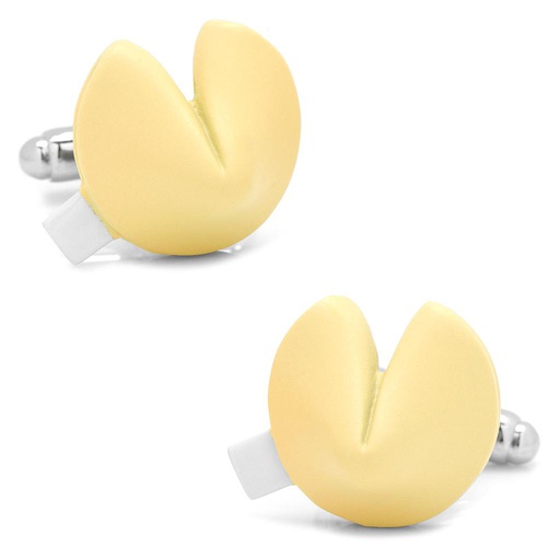 [CU.CUFF.027937] 3d Fortune Cookie Cufflinks