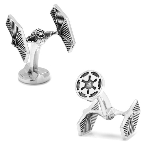 [CU.CUFF.0027955] 3d Tie Fighter Cufflinks