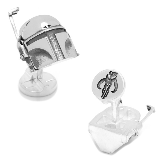 [CU.CUFF.0027957] 3d Boba Fett Cufflinks