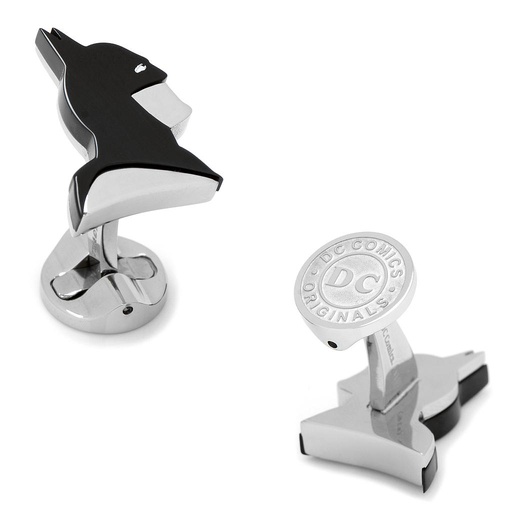 [CU.CUFF.0027978] Stainless Steel Batman Profile Cufflinks