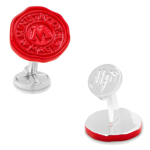 [CU.CUFF.0027989] Ministry Of Magic Wax Stamp Cufflinks