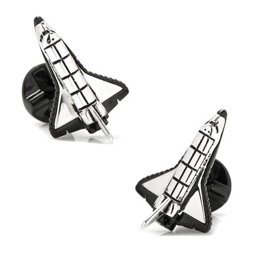[CU.CUFF.0028065] 3d Space Shuttle Cufflinks