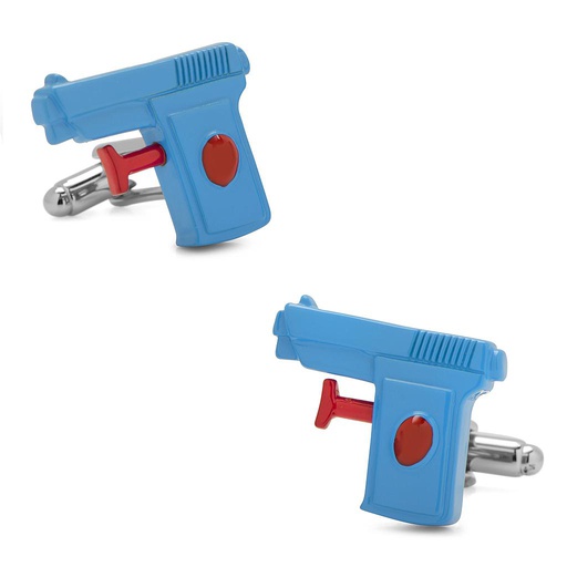 [CU.CUFF.028090] 3d Watergun Cufflinks
