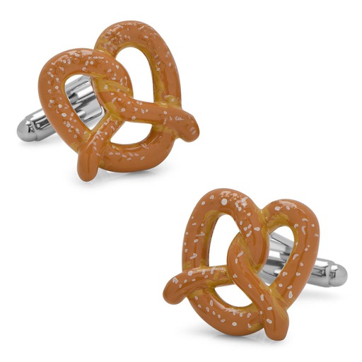 [CU.CUFF.028102] 3d Pretzel Cufflinks