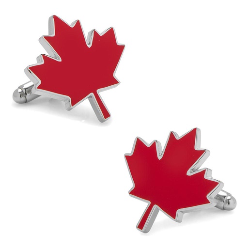 [CU.CUFF.0028110] Maple Leaf Cufflinks