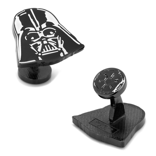[CU.CUFF.0028135] Glow Darth Vader Helmet Cufflinks