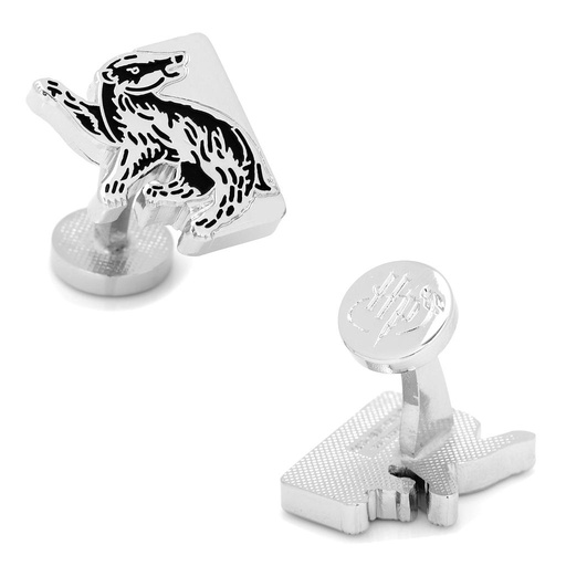 [CU.CUFF.0028205] Hufflepuff House Badger Cufflinks