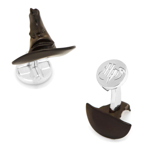 [CU.CUFF.0028212] 3d Sorting Hat Cufflinks