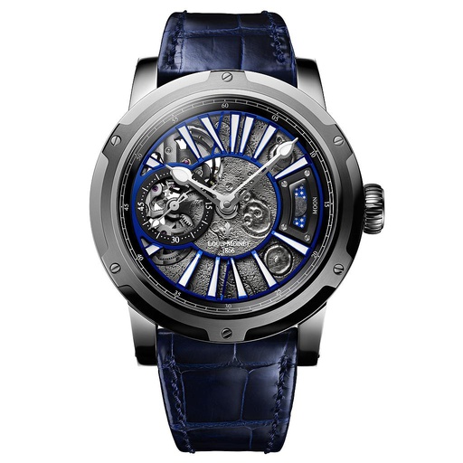 [FI.WATC.0028304] Louis Moinet Moon Watch In Steel