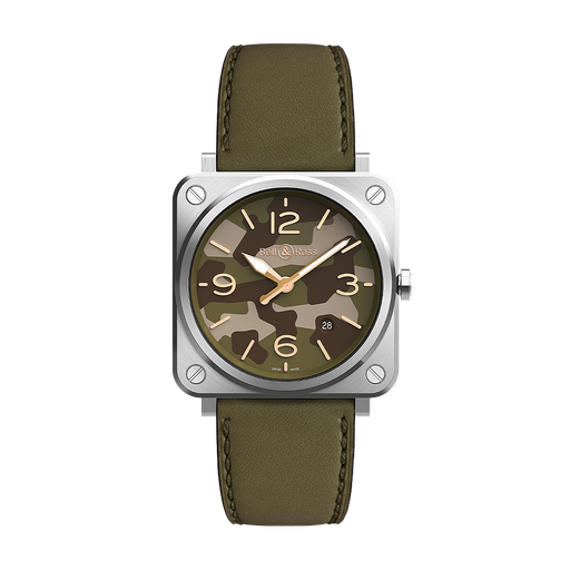 [BE.WATC.0049397] Brs Green Camo Steel