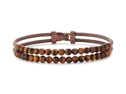 Men's Bead Bangle Bracelet