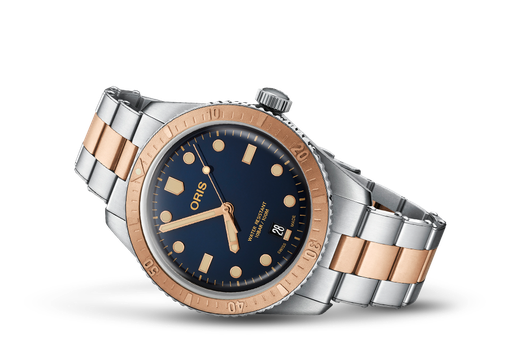 [OR.WATC.0049578] Oris Diver 65 Steel & Bronze Blue Dial On Bracelet