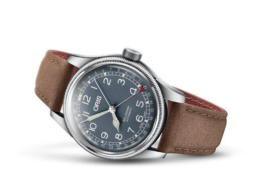 [OR.WATC.0049604] Oris Big Crown Pointer Steel Blue Dial On Strap
