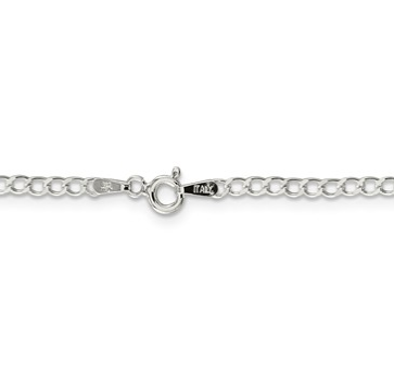 [QU.FASH.0050070] Sterling Silver 2.5mm Wide Curb Chain