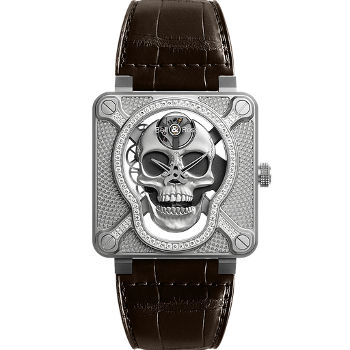 [BE.WATC.0050281] Br01 Laughing Skull With Diamond Bezel