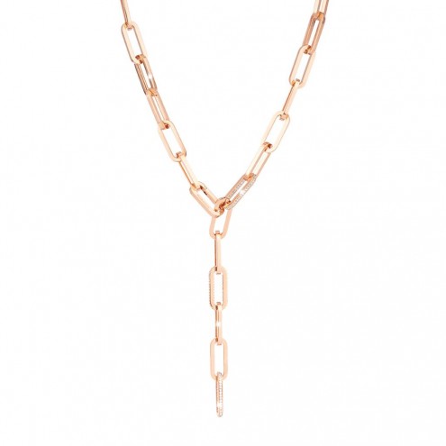 Stockholm Oval Link 3 Crystal Set Necklace