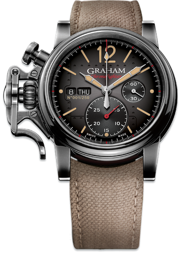 [GR.WATC.0050810] Chronofighter Vintage Aircraft Ltd. 250 W/Beige Fabric Strap