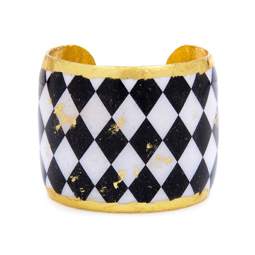 B&w Harlequin Cuff