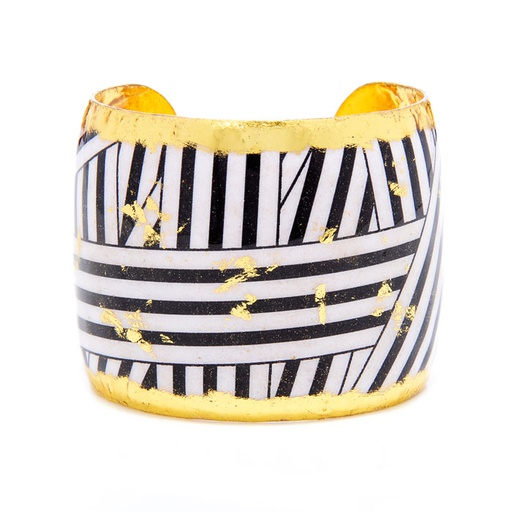 Wrapped Ribbon Cuff - Black