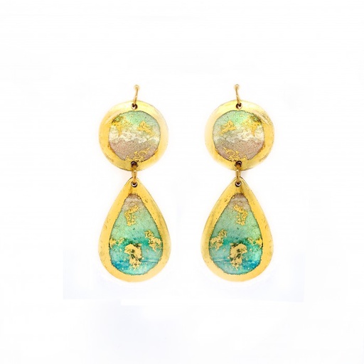 [EV.FASH.0051341] Salt Air Mini Teardrop Earrings