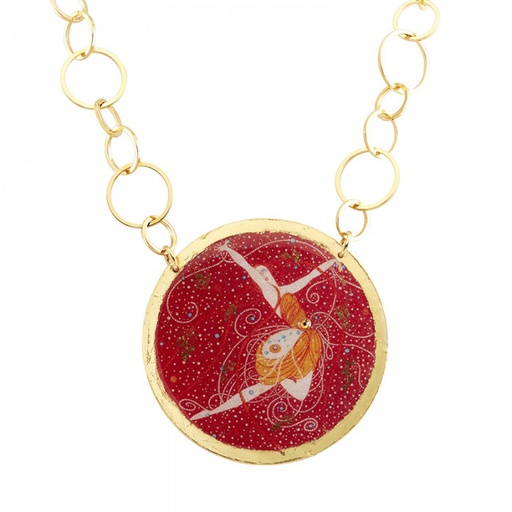 [EV.FASH.0051428] Erté Pink Diamonds Necklace
