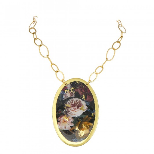 [EV.FASH.0051639] Dutch Flowers Vertical Pendant