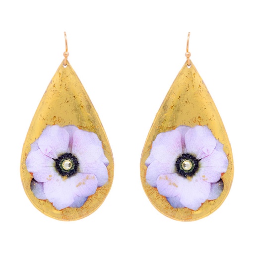 Anemone Teardrop Earrings