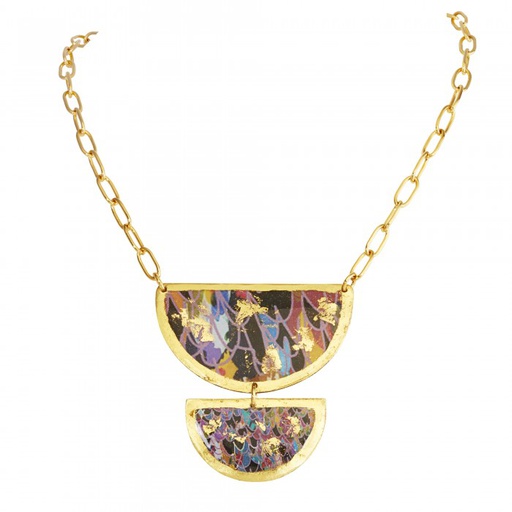 [EV.FASH.0052024] Weston Double Half Circle Necklace
