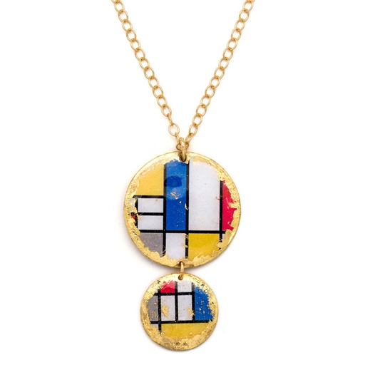 [EV.FASH.0052216] Mondrian 2-Part Pendant