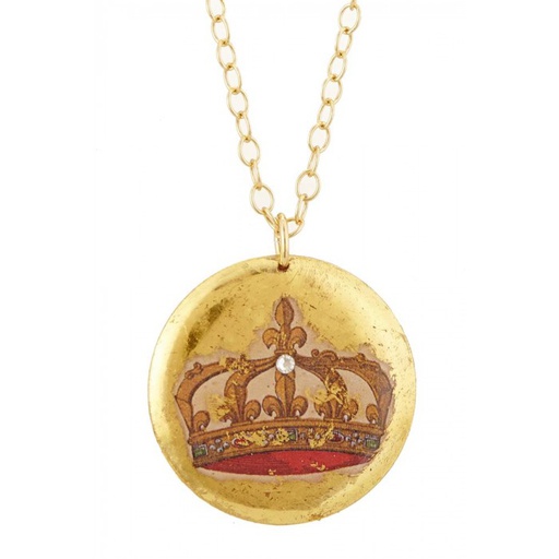 [EV.FASH.0052225] French Crown Pendant