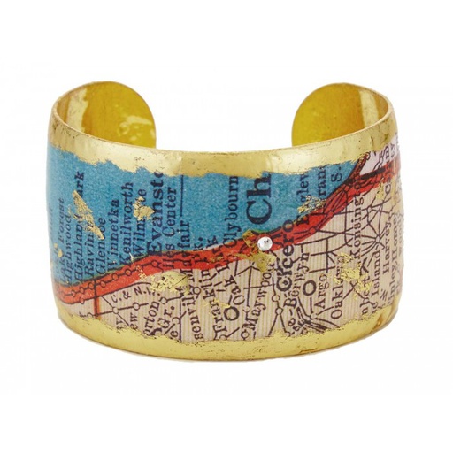 Chicago Map Cuff