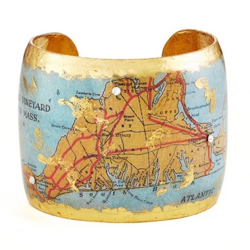 Martha's Vineyard Map Cuff