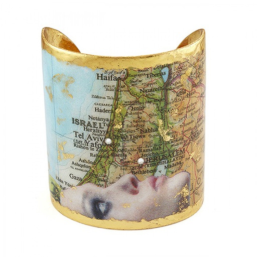 Tel Aviv Travels Cuff - 3"