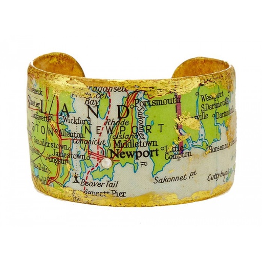Newport, Ri Map Cuff