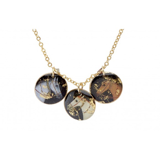 [EV.FASH.0052715] Raj Horses Necklace