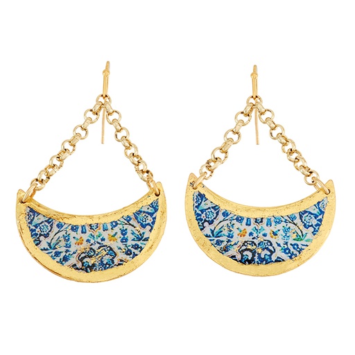 [EV.FASH.0052737] Lisbon Crescent Earrings