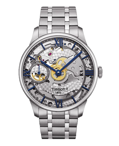 [TH.WATC.0052891] Tissot Chemin Des Tourelles Squelette Mechanical