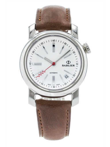 [SA.WATC.0052994] Sablier Grand Cru Wristwatch With Corkscrew Seconds Hand