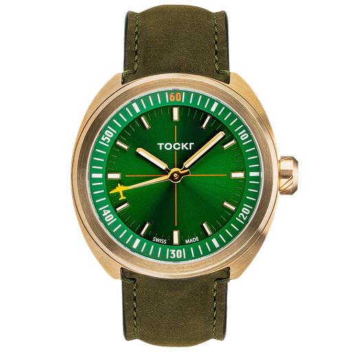 [TO.WATC.0053066] Tockr Skytrain Bronze On Strap