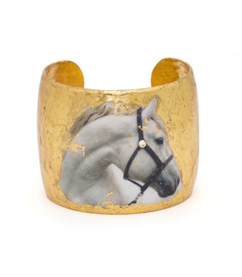 [CA.FASH.0053109] White Horse Cuff Yellow