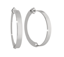 [TE.FASH.0053402] Iconic Smooth Hoop Earrings