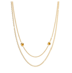[TE.FASH.0053428] Hollywood Stone Layered Necklace