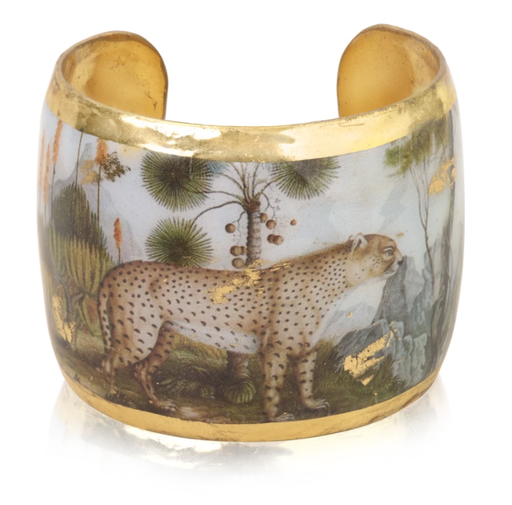 [EV.FASH.0053457] Cheetah Palms 2" Cuff