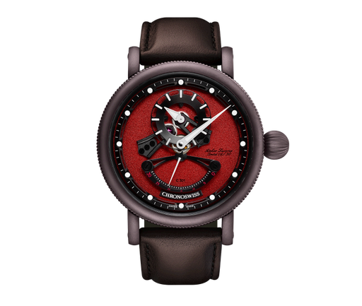 [CH.WATC.0053603] Open Gear Retrograde Seconds Brown