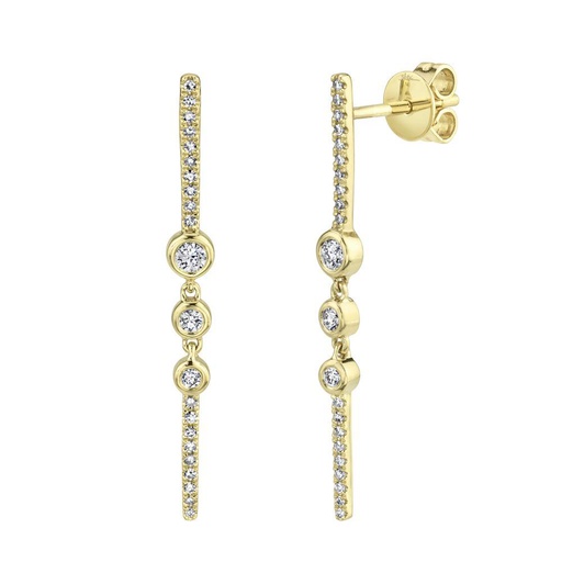 Dangle Diamond Earrings