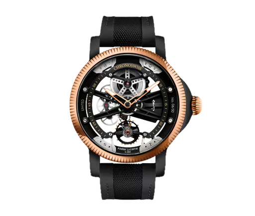 [CH.WATC.0053893] Chronoswiss Skeltec DLC & Rose