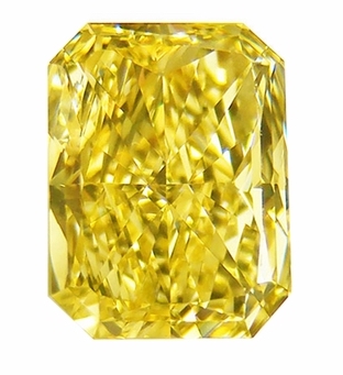 [UN.RADI.0054458] 2.30ct Radiant Fancy Yellow VS2 GIA# 2181868657