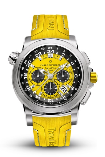 [CA.WATC.0054809] Carl F. Bucherer Patravi Traveltec Color Edition - Yellow